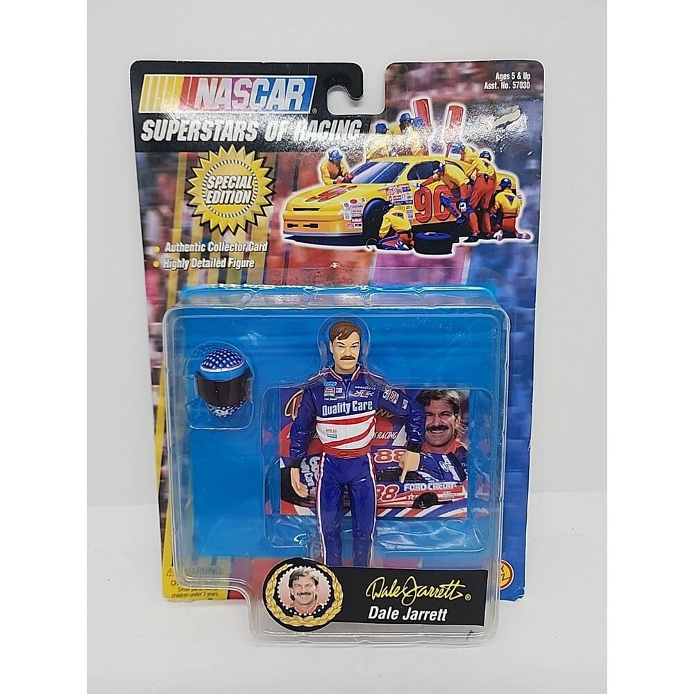 1998 NASCAR Superstars of Racing Figure Dale Jarrett #88 w/card Toy Biz